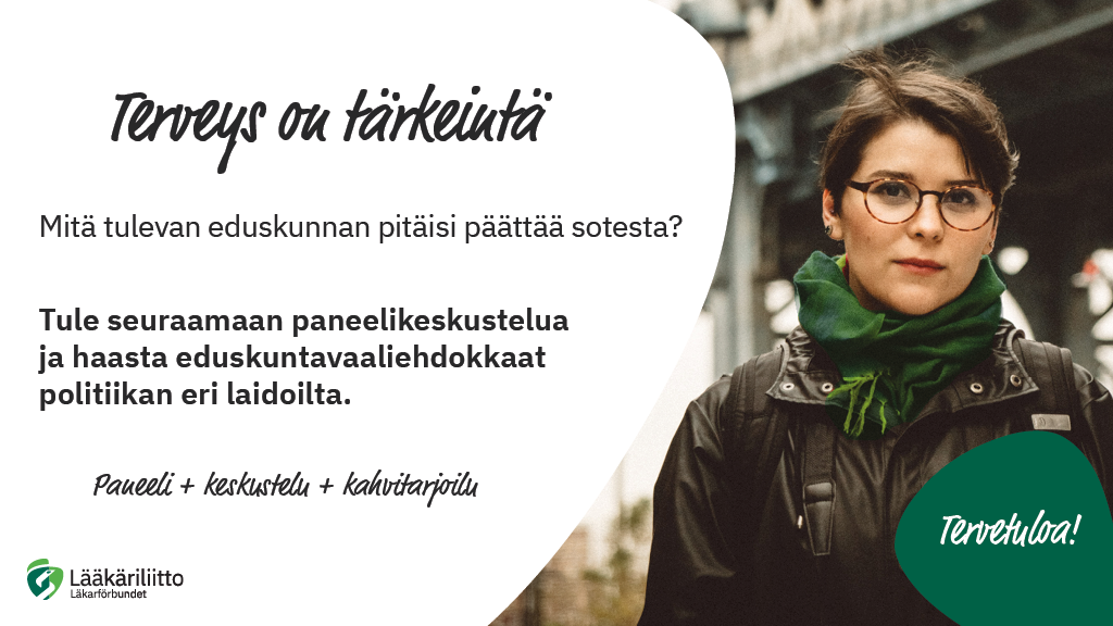 Lääkäriliitto - Terveys on tärkeintä -paneelikeskustelut